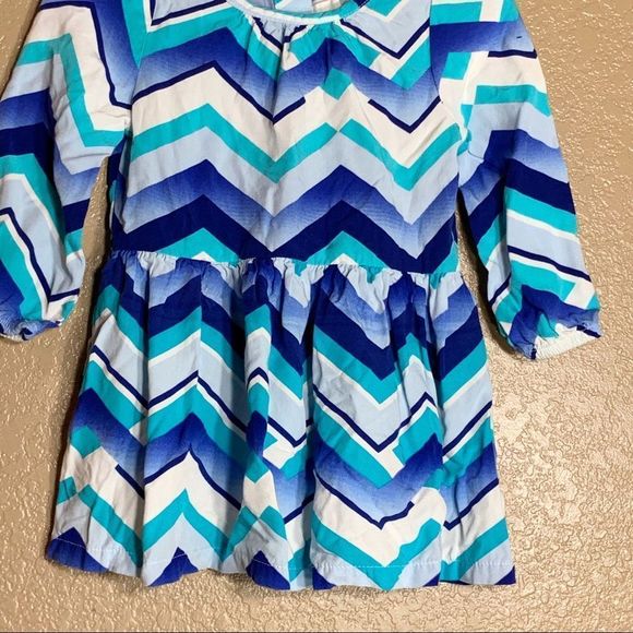 Crazy 8 blue chevron print dress - Picture 4 of 8